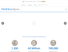 Tablet Screenshot of fileandservexpress.com